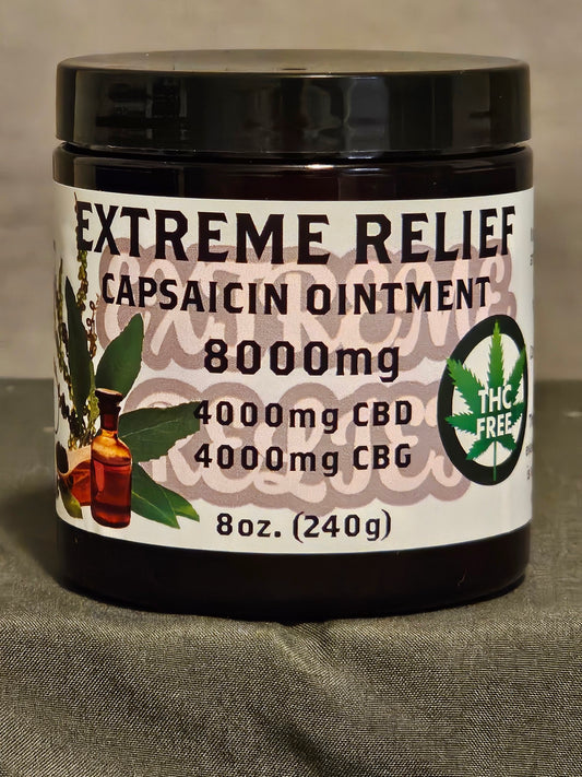 Capsaicin Ointment 8oz-Professional/Clinic Size