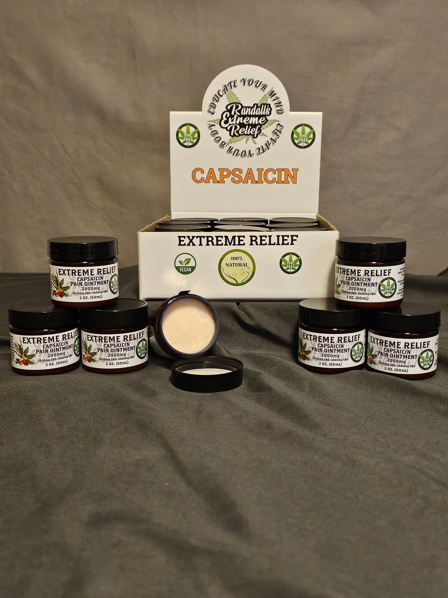 Capsaicin Ointment 2oz - Case of 12#
