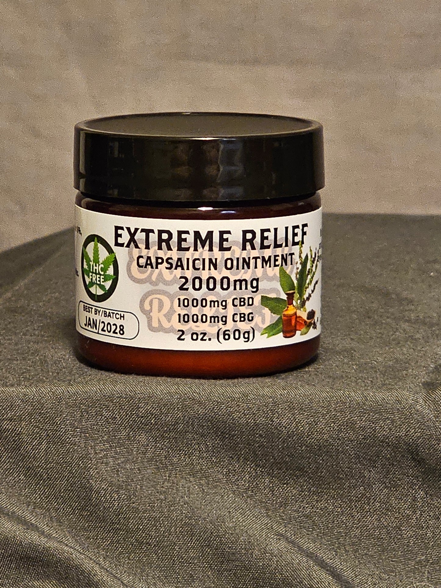 Capsaicin Ointment 2oz - Case of 12#